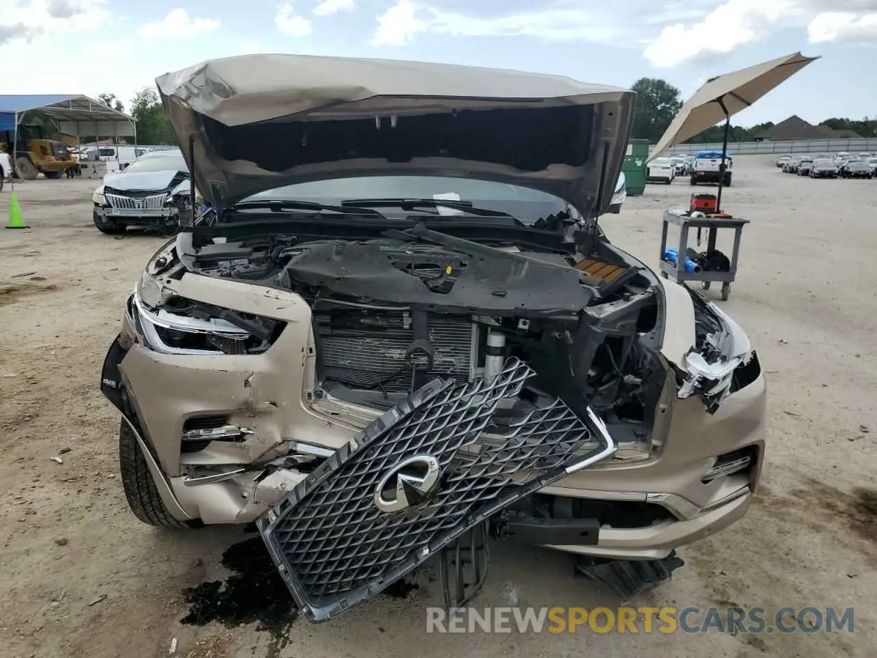 5 Photograph of a damaged car JN8AZ2BF0P9757188 INFINITI QX80 SENSO 2023