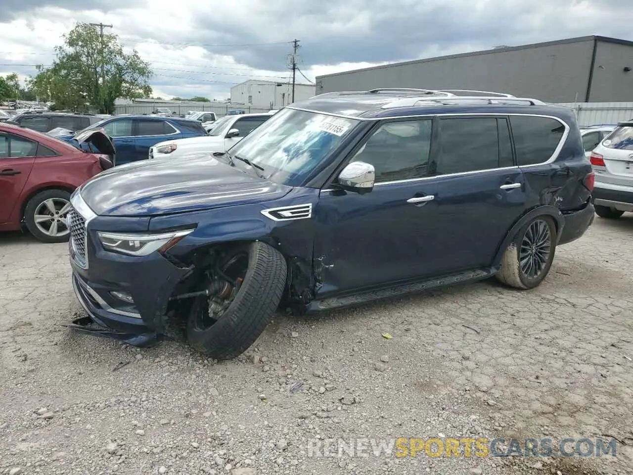 1 Photograph of a damaged car JN8AZ2BC9R9500619 INFINITI QX80 SENSO 2024