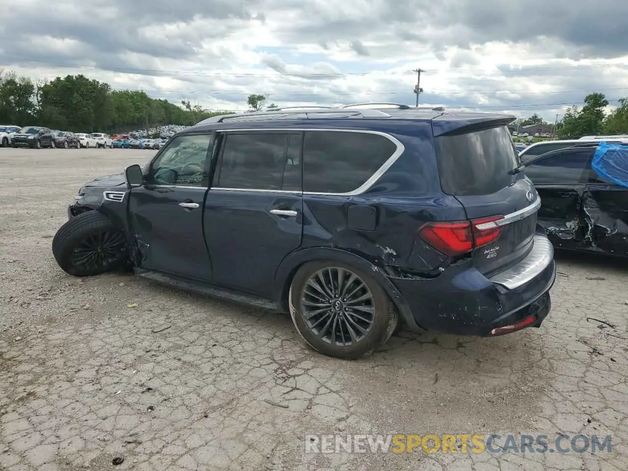2 Photograph of a damaged car JN8AZ2BC9R9500619 INFINITI QX80 SENSO 2024