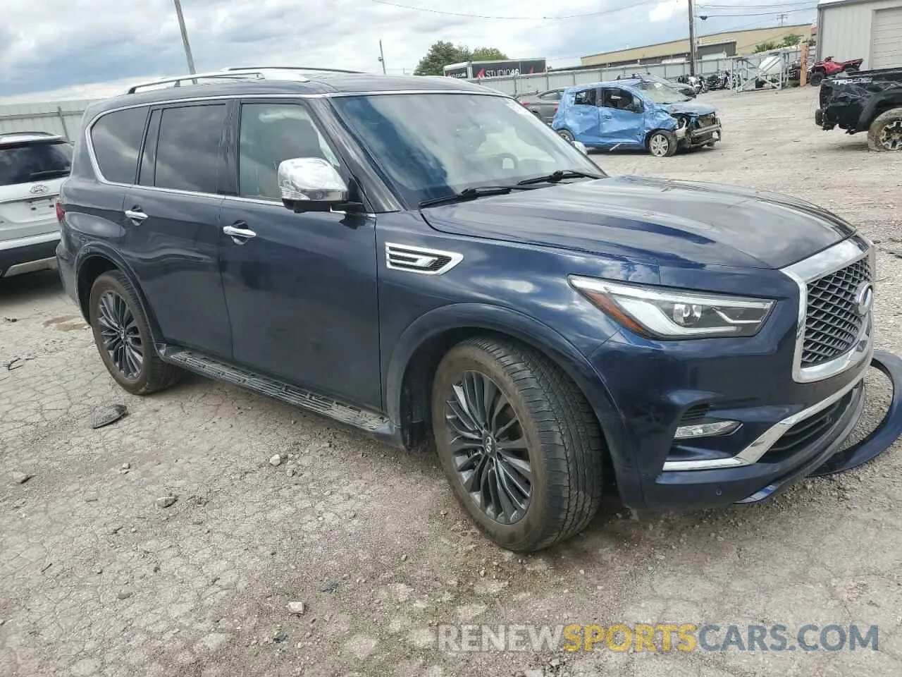 4 Photograph of a damaged car JN8AZ2BC9R9500619 INFINITI QX80 SENSO 2024