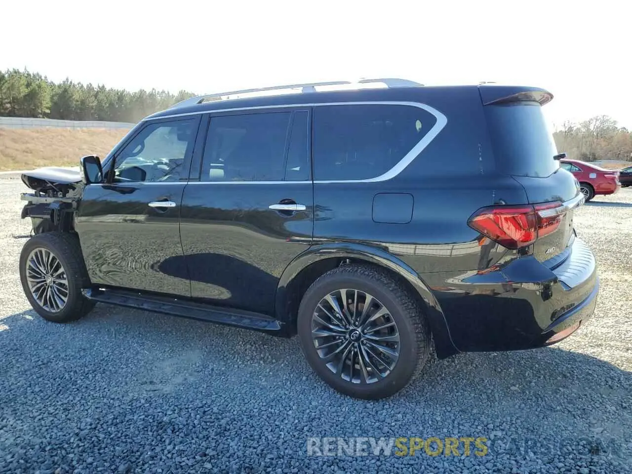 2 Photograph of a damaged car JN8AZ2BE4R9326458 INFINITI QX80 SENSO 2024