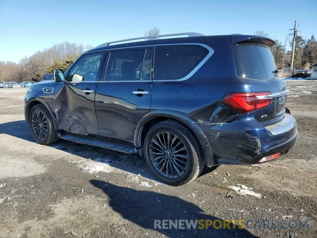 2 Photograph of a damaged car JN8AZ2BE4R9327450 INFINITI QX80 SENSO 2024