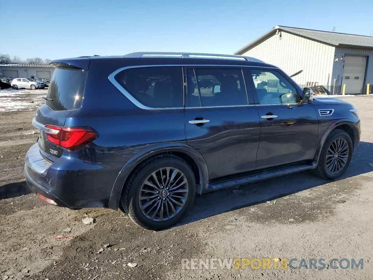 3 Photograph of a damaged car JN8AZ2BE4R9327450 INFINITI QX80 SENSO 2024