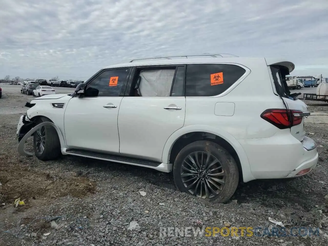 2 Photograph of a damaged car JN8AZ2BE6R9326123 INFINITI QX80 SENSO 2024