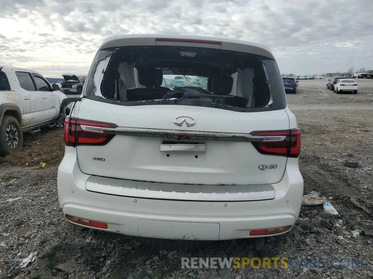 6 Photograph of a damaged car JN8AZ2BE6R9326123 INFINITI QX80 SENSO 2024