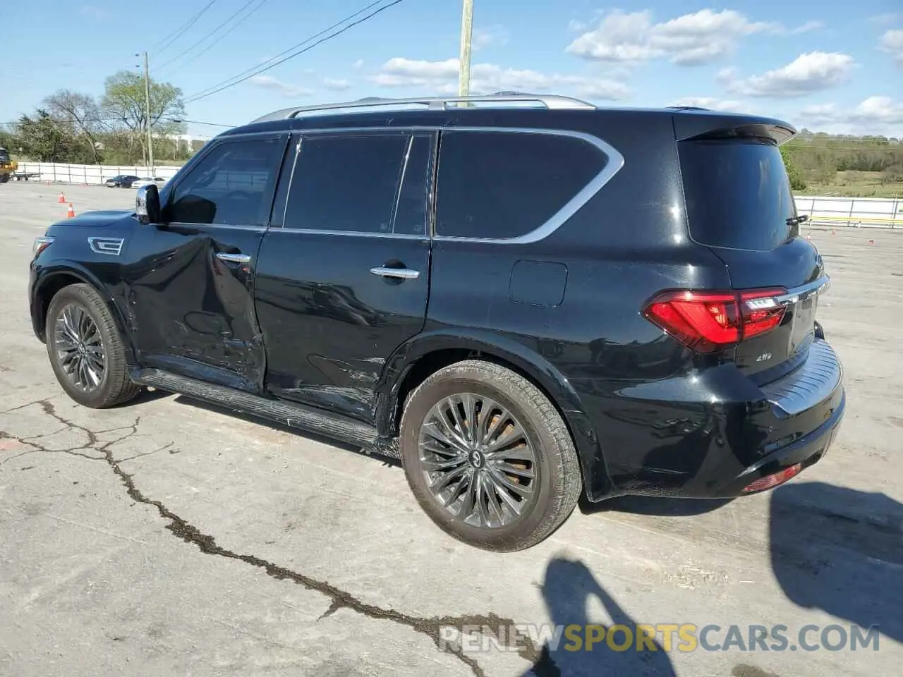 2 Photograph of a damaged car JN8AZ2BE9R9331493 INFINITI QX80 SENSO 2024