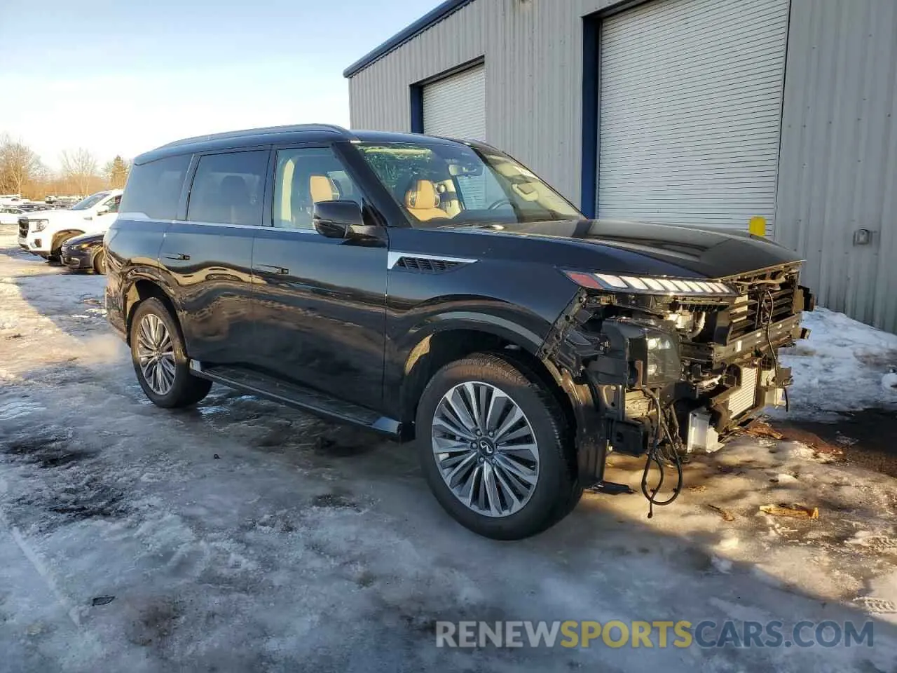 4 Photograph of a damaged car JN8AZ3DB9S9401816 INFINITI QX80 SENSO 2025