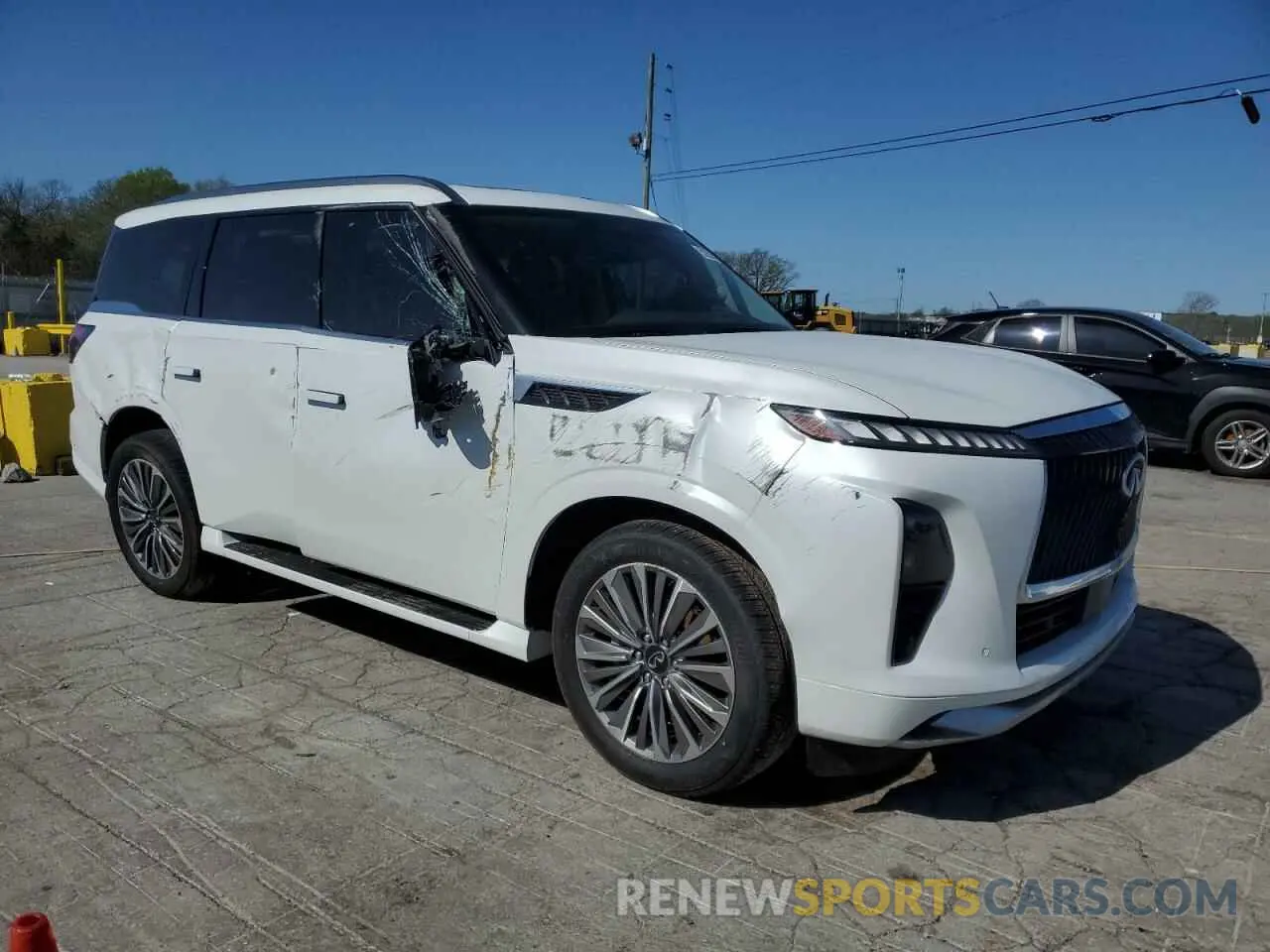 4 Photograph of a damaged car JN8AZ3DE3S9700714 INFINITI QX80 SENSO 2025
