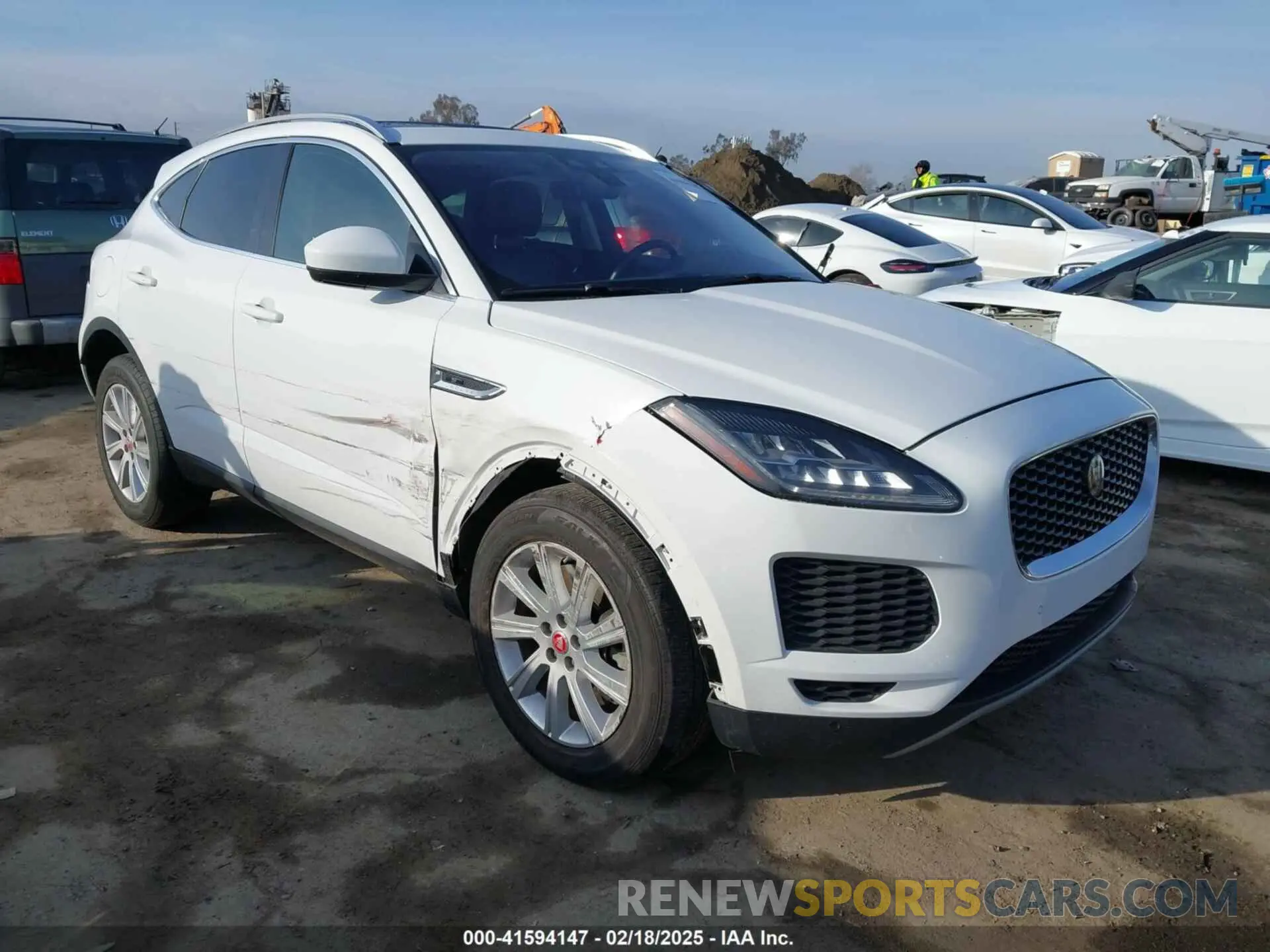 1 Photograph of a damaged car SADFJ2FX1K1Z38954 JAGUAR E-PACE 2019