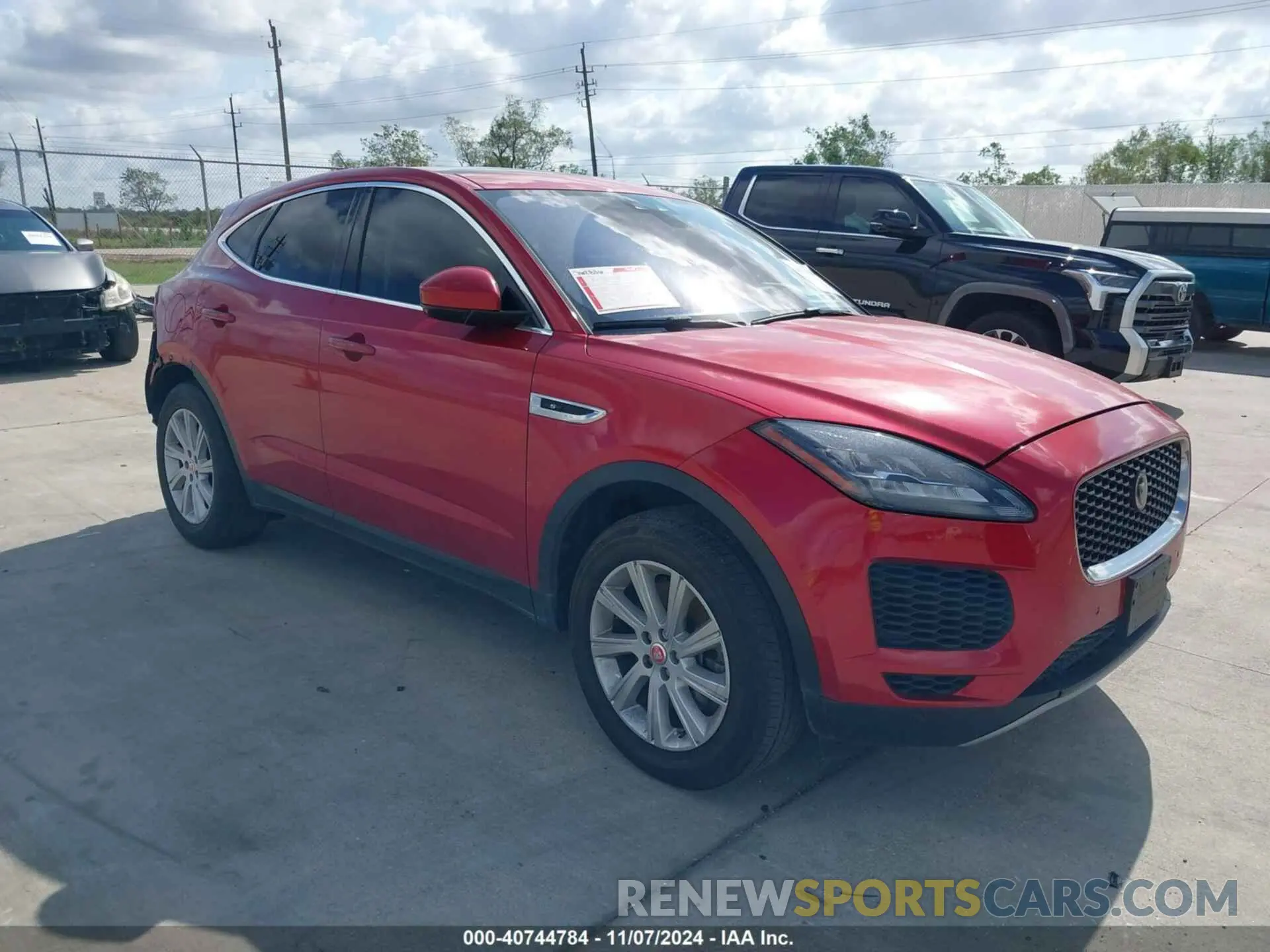 1 Photograph of a damaged car SADFJ2FX3K1Z46618 JAGUAR E-PACE 2019