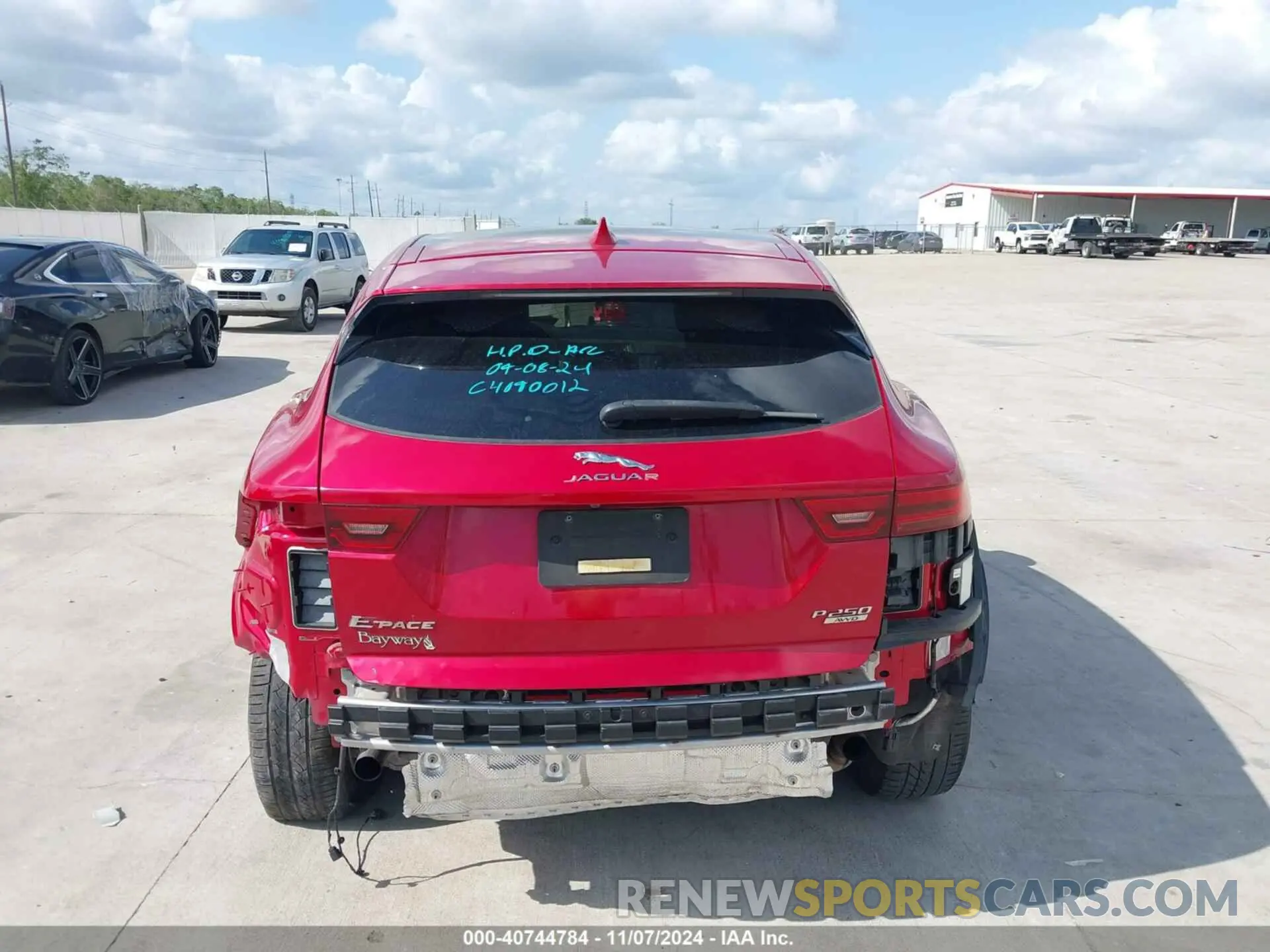 16 Photograph of a damaged car SADFJ2FX3K1Z46618 JAGUAR E-PACE 2019