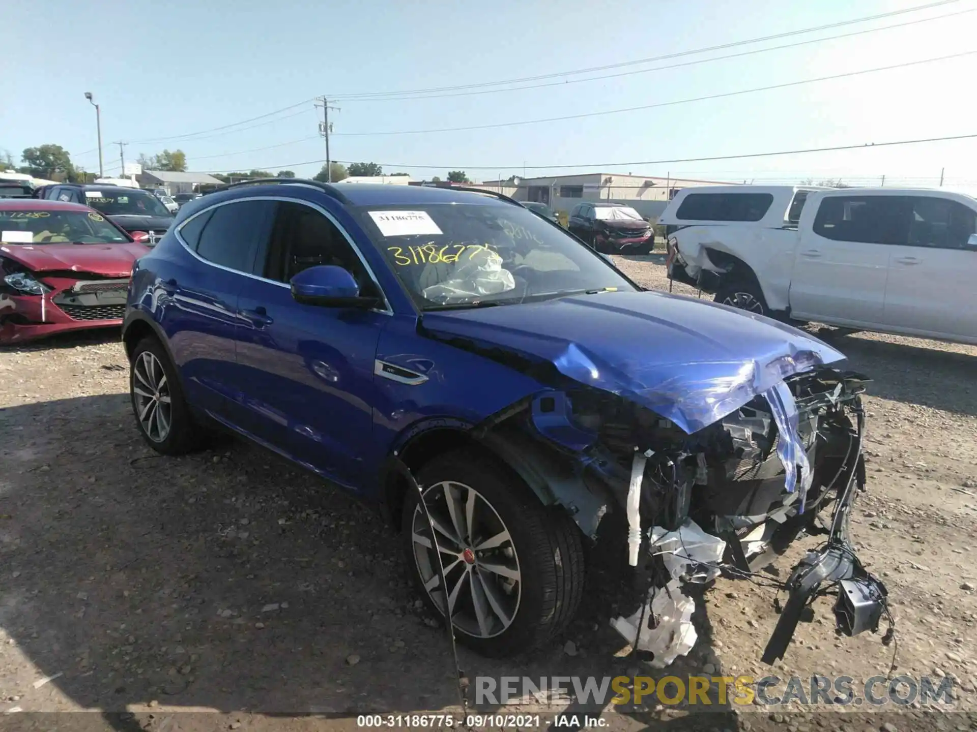 1 Photograph of a damaged car SADFL2GX8K1Z69448 JAGUAR E-PACE 2019