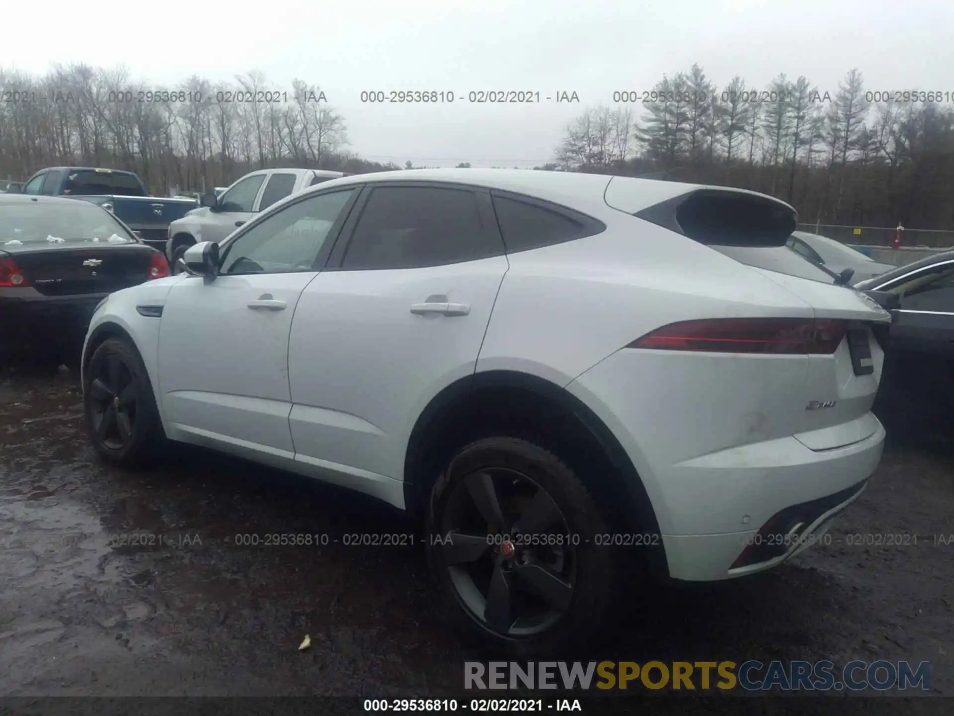 3 Photograph of a damaged car SADF12FX2L1Z75903 JAGUAR E-PACE 2020