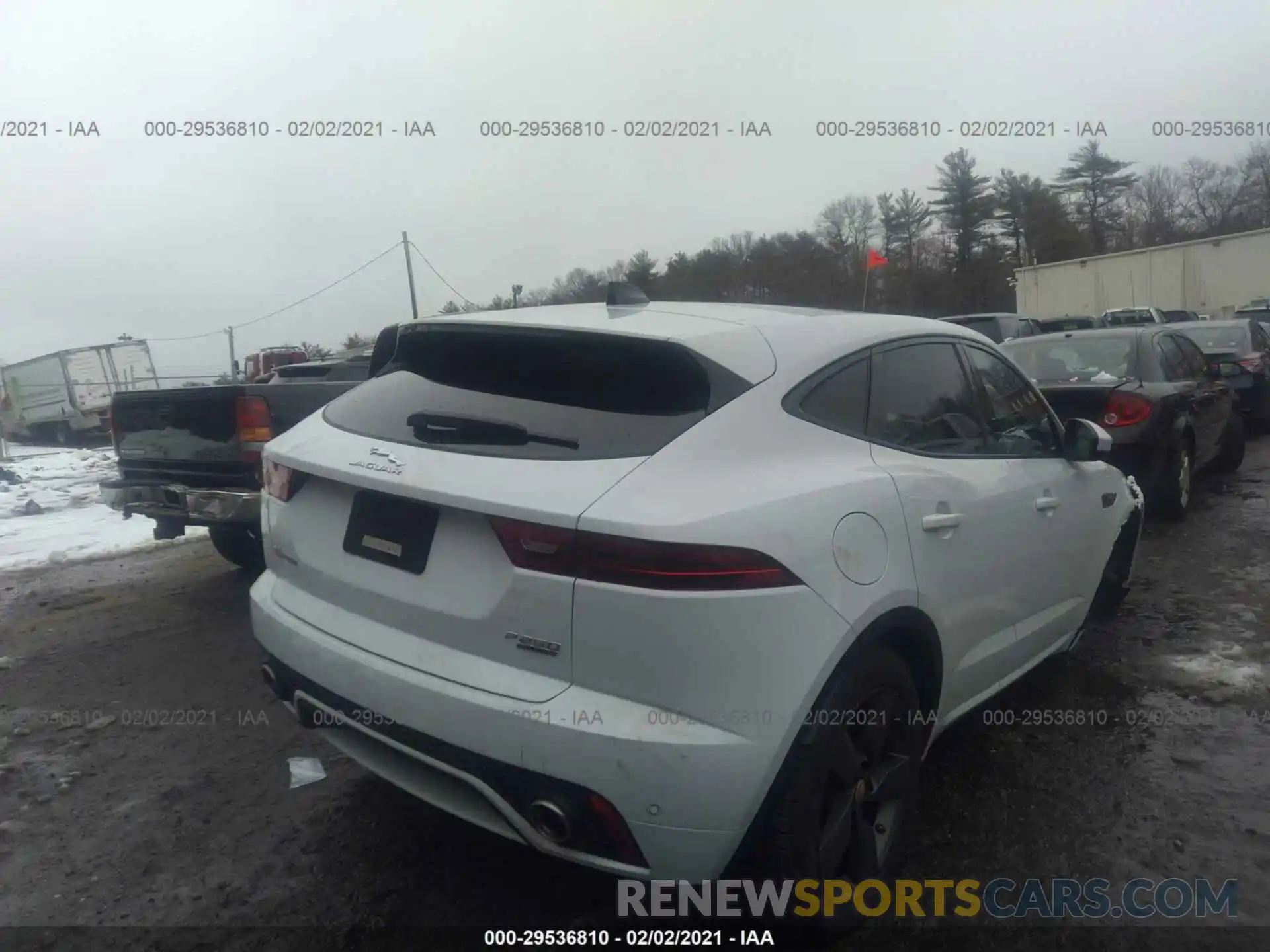 4 Photograph of a damaged car SADF12FX2L1Z75903 JAGUAR E-PACE 2020