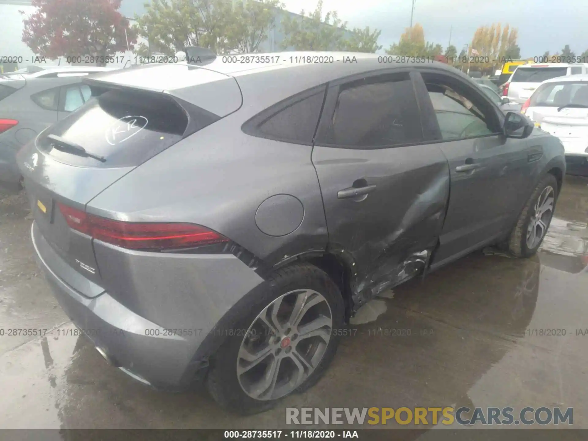 4 Photograph of a damaged car SADF12FXXL1Z80766 JAGUAR E-PACE 2020