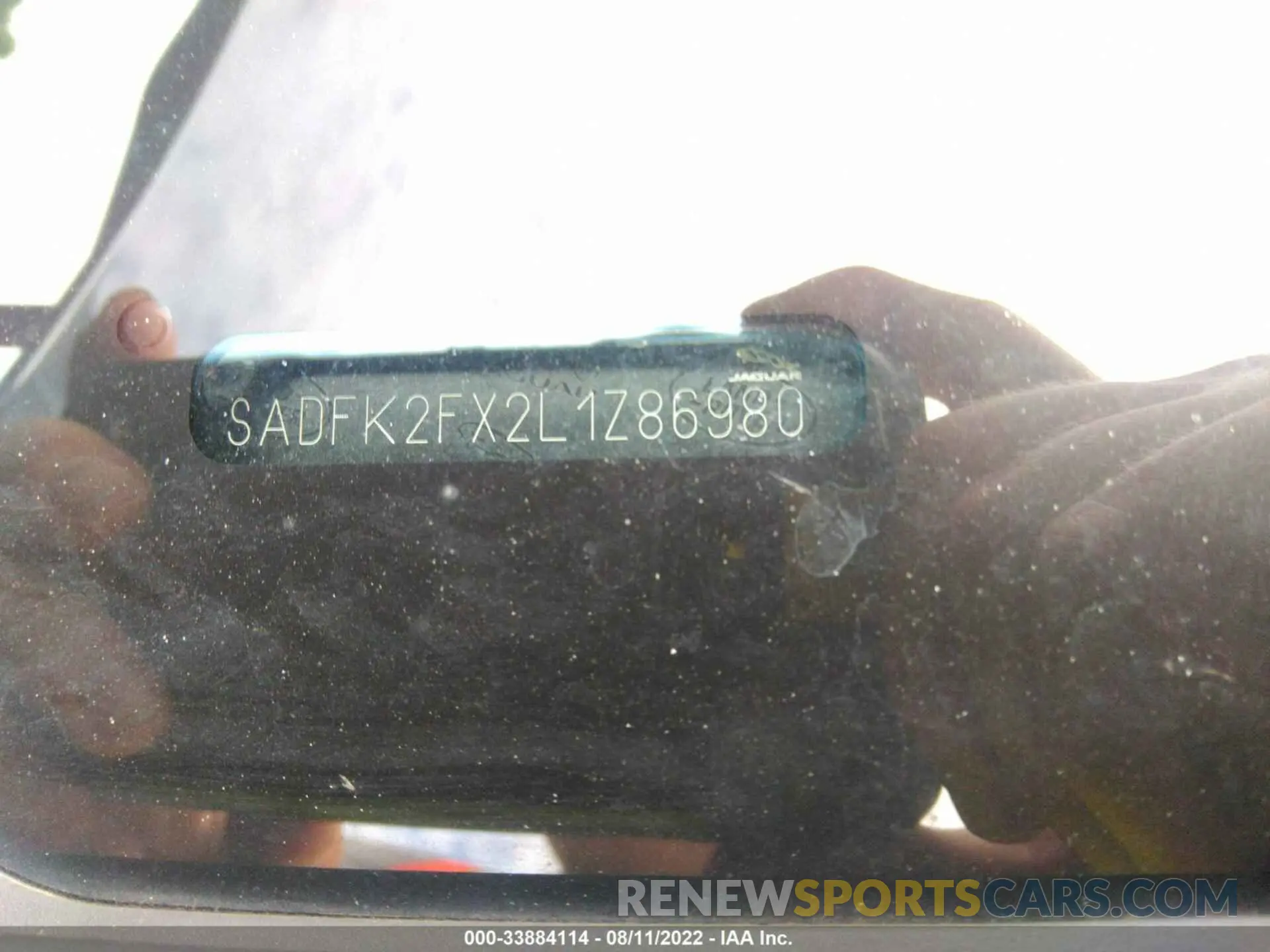 9 Photograph of a damaged car SADFK2FX2L1Z86980 JAGUAR E-PACE 2020