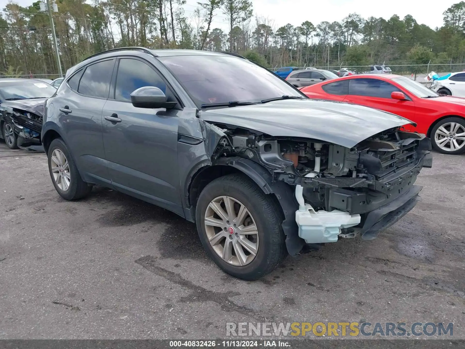 1 Photograph of a damaged car SADFK2FX7L1001234 JAGUAR E-PACE 2020