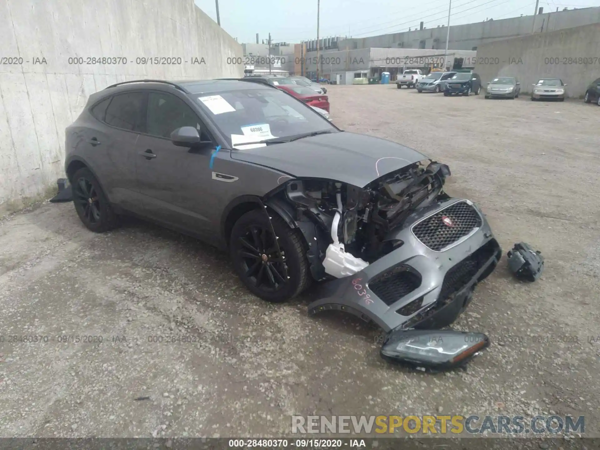 1 Photograph of a damaged car SADFP2FX1L1Z88754 JAGUAR E-PACE 2020