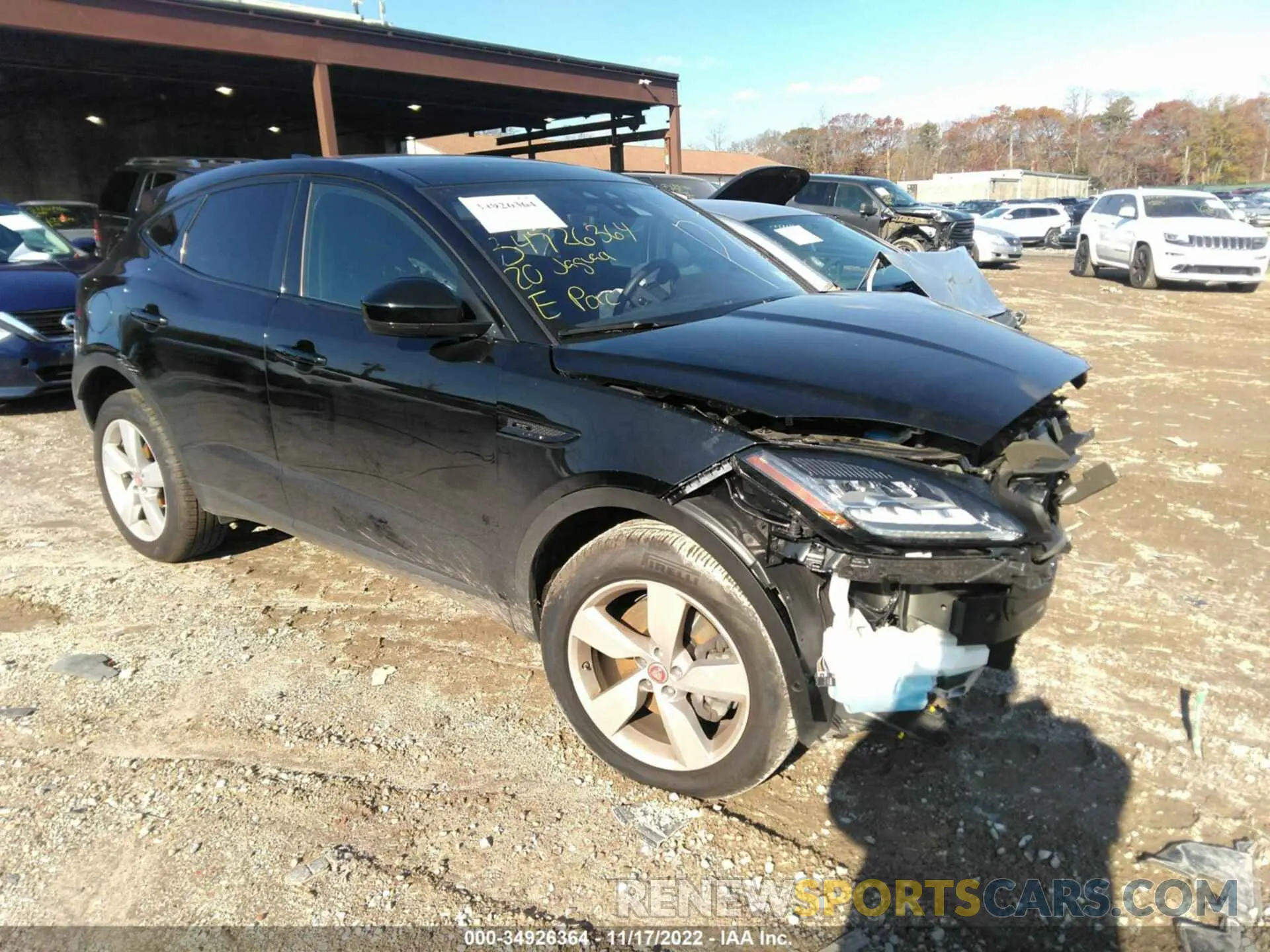 1 Photograph of a damaged car SADFP2FX5L1013240 JAGUAR E-PACE 2020