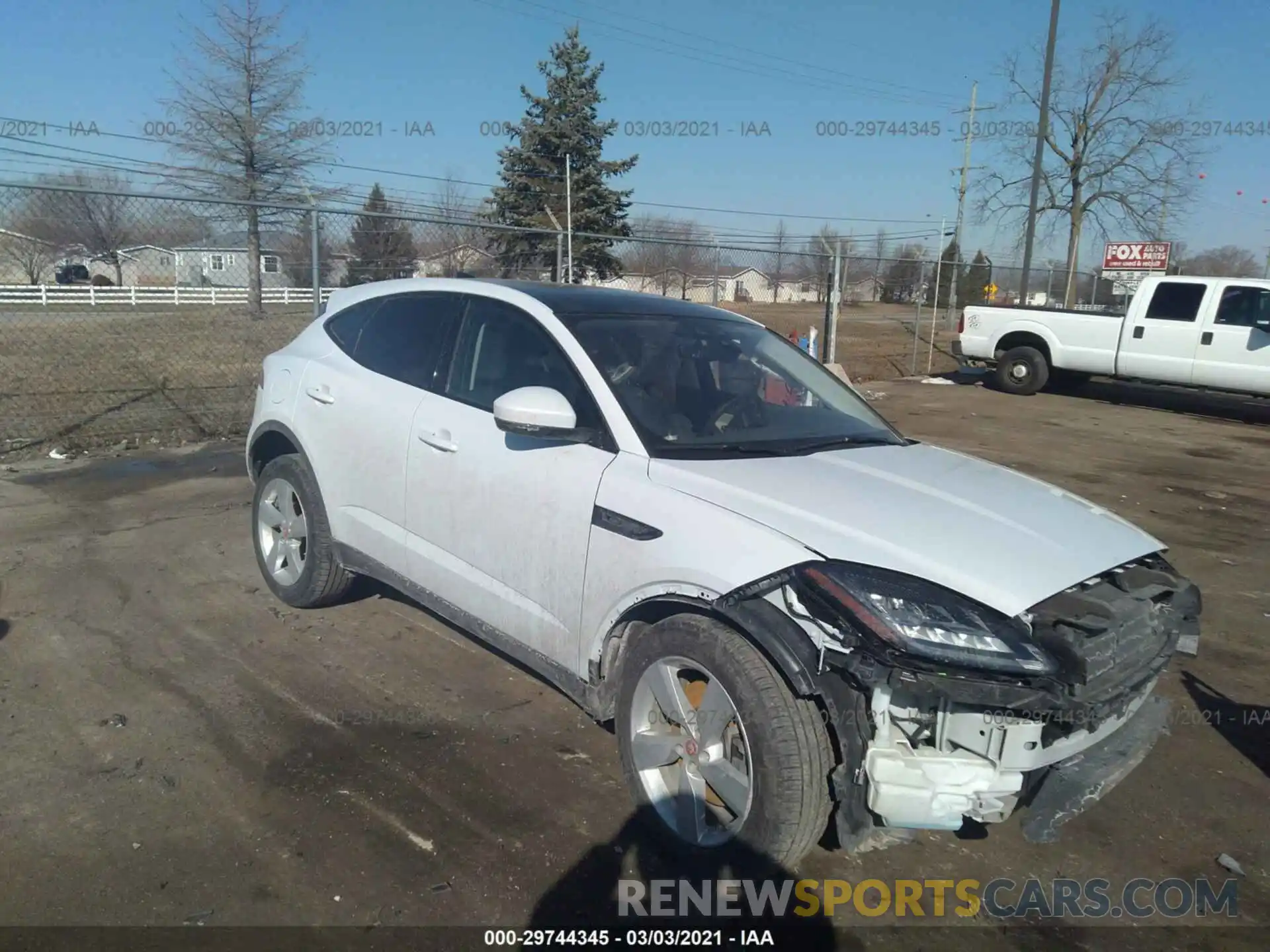 1 Photograph of a damaged car SADFP2FX5L1Z75196 JAGUAR E-PACE 2020