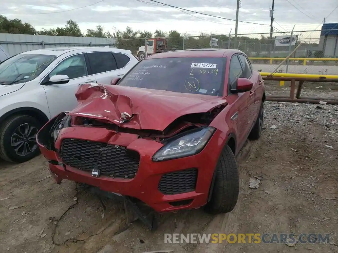 2 Photograph of a damaged car SADFJ2FX6K1Z38139 JAGUAR ETYPE 2019