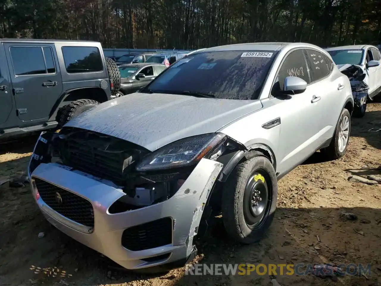 2 Photograph of a damaged car SADFP2FX6K1Z48006 JAGUAR ETYPE 2019