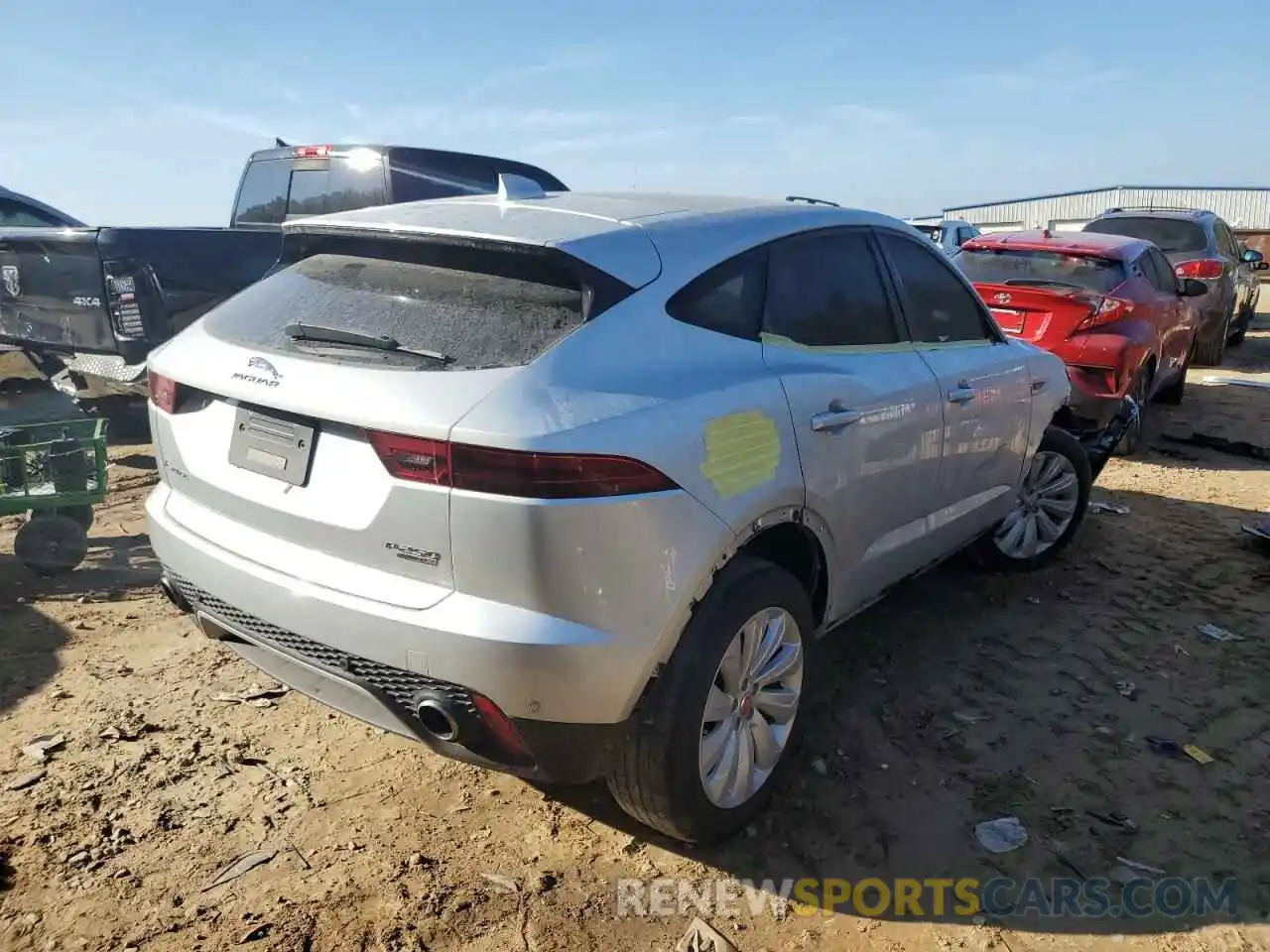 4 Photograph of a damaged car SADFP2FX6K1Z48006 JAGUAR ETYPE 2019