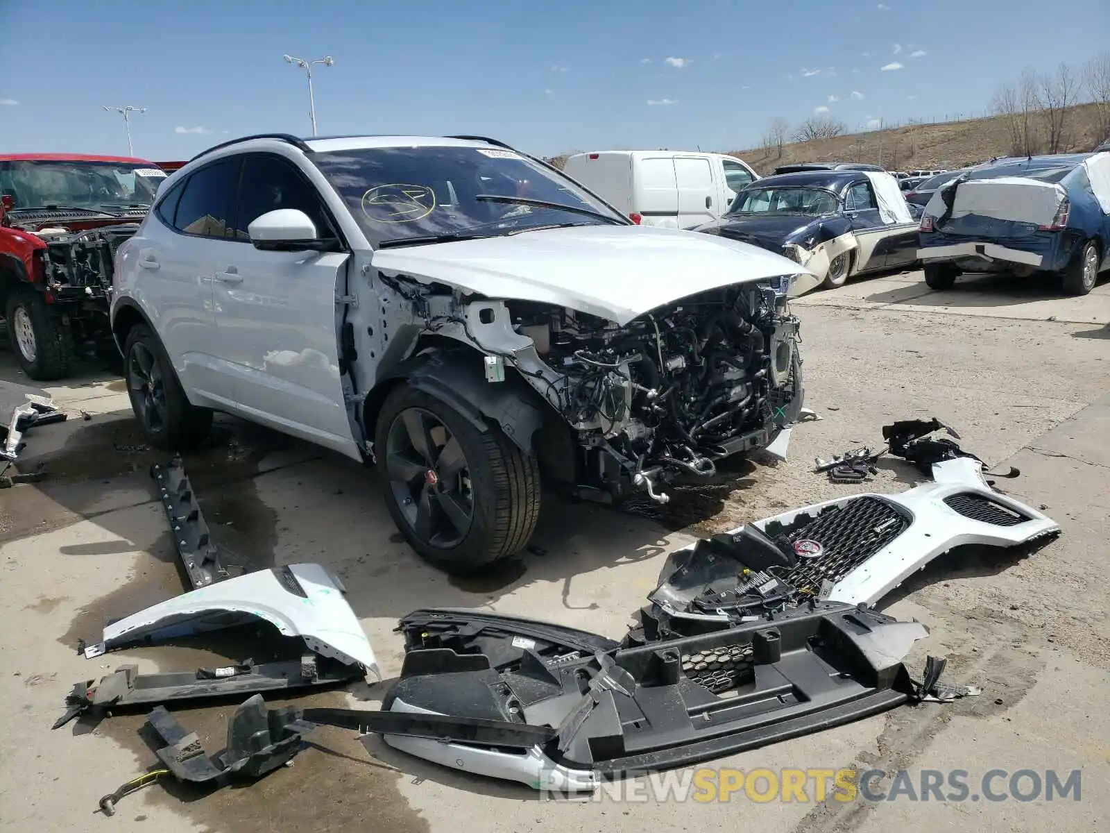 1 Photograph of a damaged car SADF12FX2L1007154 JAGUAR ETYPE 2020