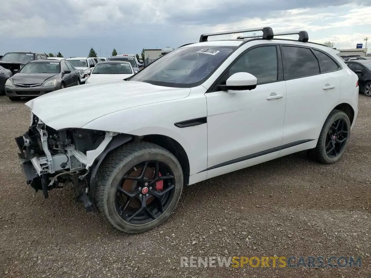 1 Photograph of a damaged car SADCM2BV2HA894132 JAGUAR F-PACE 2017