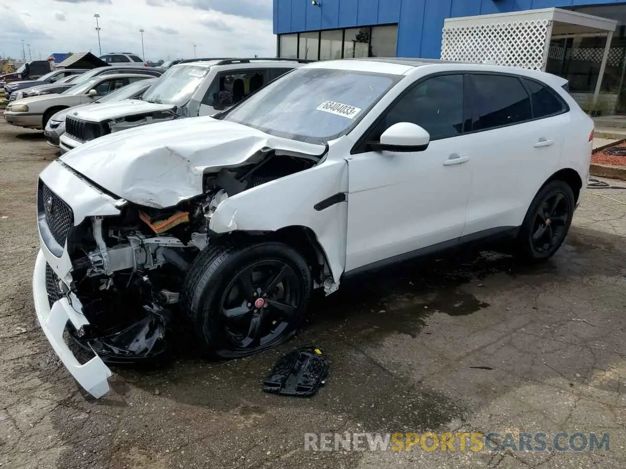 1 Photograph of a damaged car SADCJ2FX3JA275243 JAGUAR F-PACE 2018