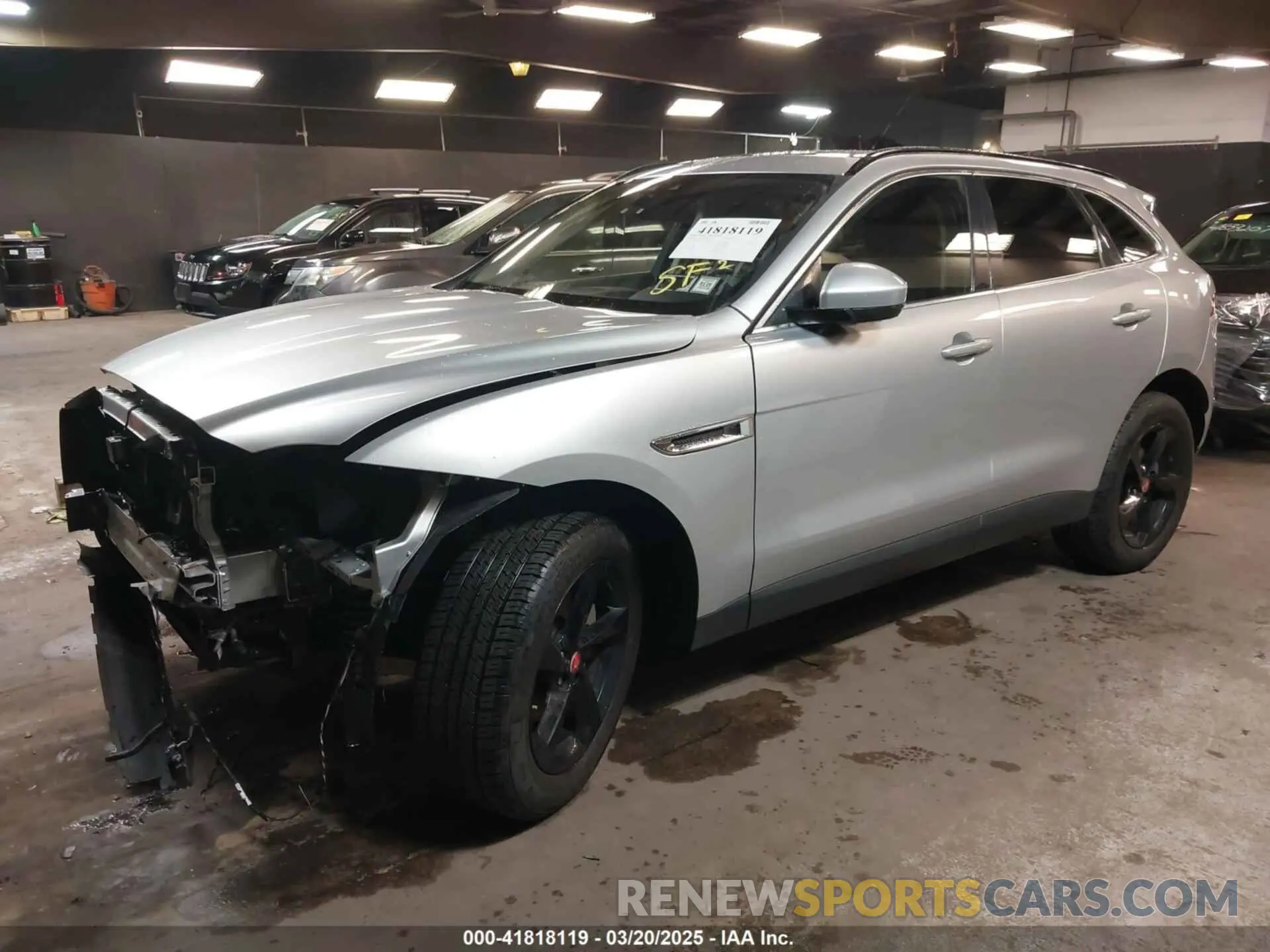 2 Photograph of a damaged car SADCJ2FX2KA610431 JAGUAR F-PACE 2019
