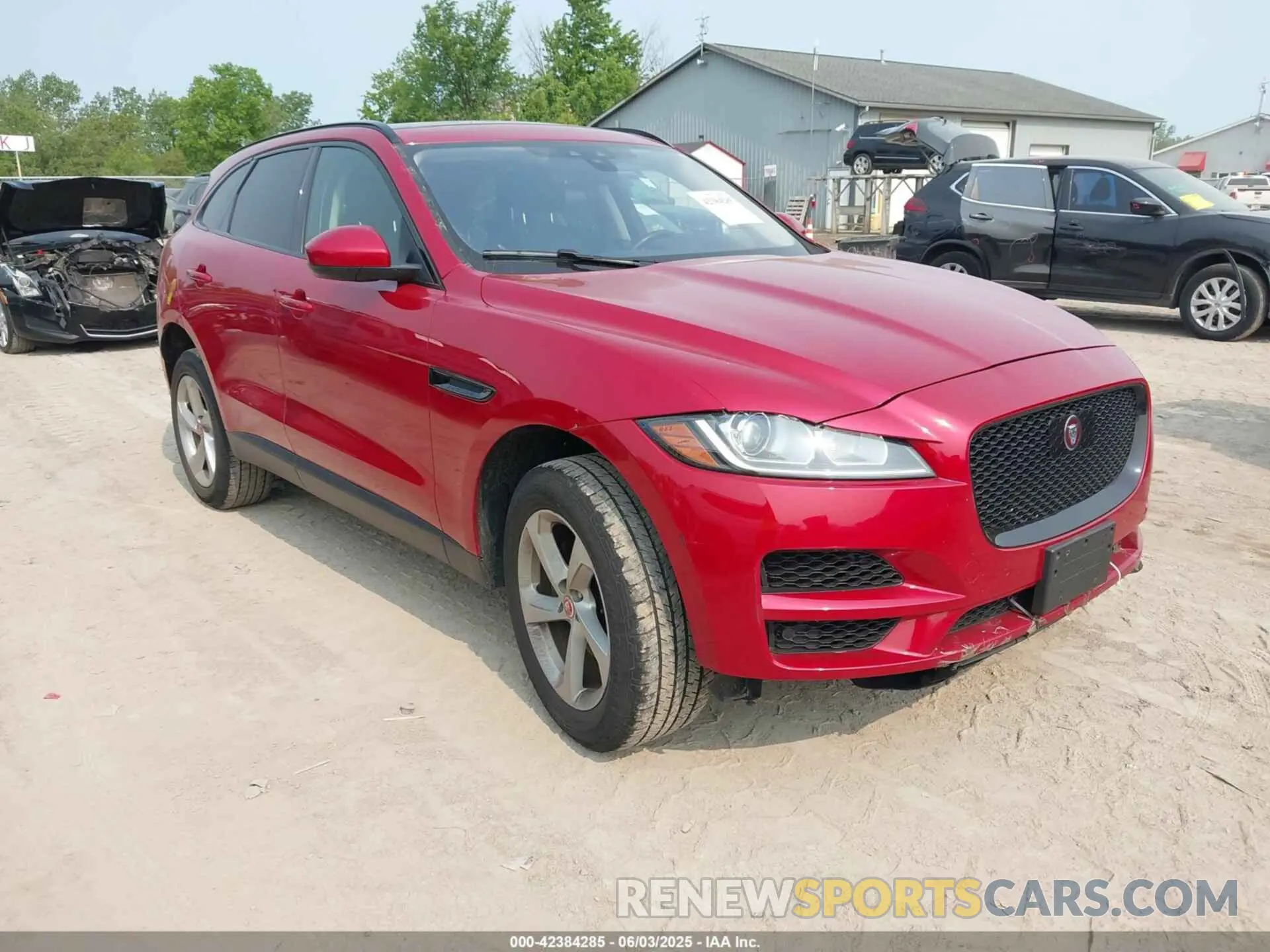 1 Photograph of a damaged car SADCJ2FX4KA354390 JAGUAR F-PACE 2019