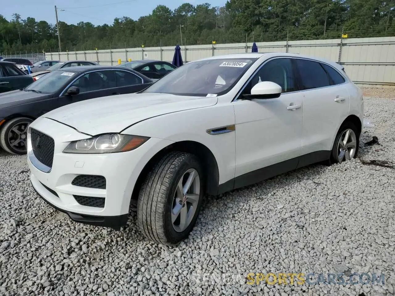 1 Photograph of a damaged car SADCJ2FX4KA608163 JAGUAR F-PACE 2019