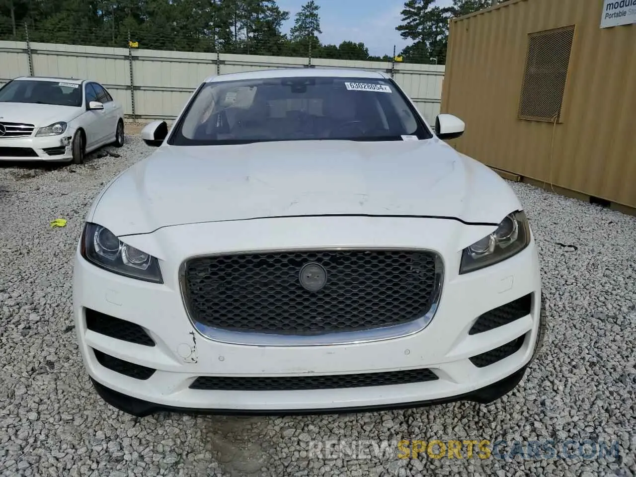 5 Photograph of a damaged car SADCJ2FX4KA608163 JAGUAR F-PACE 2019
