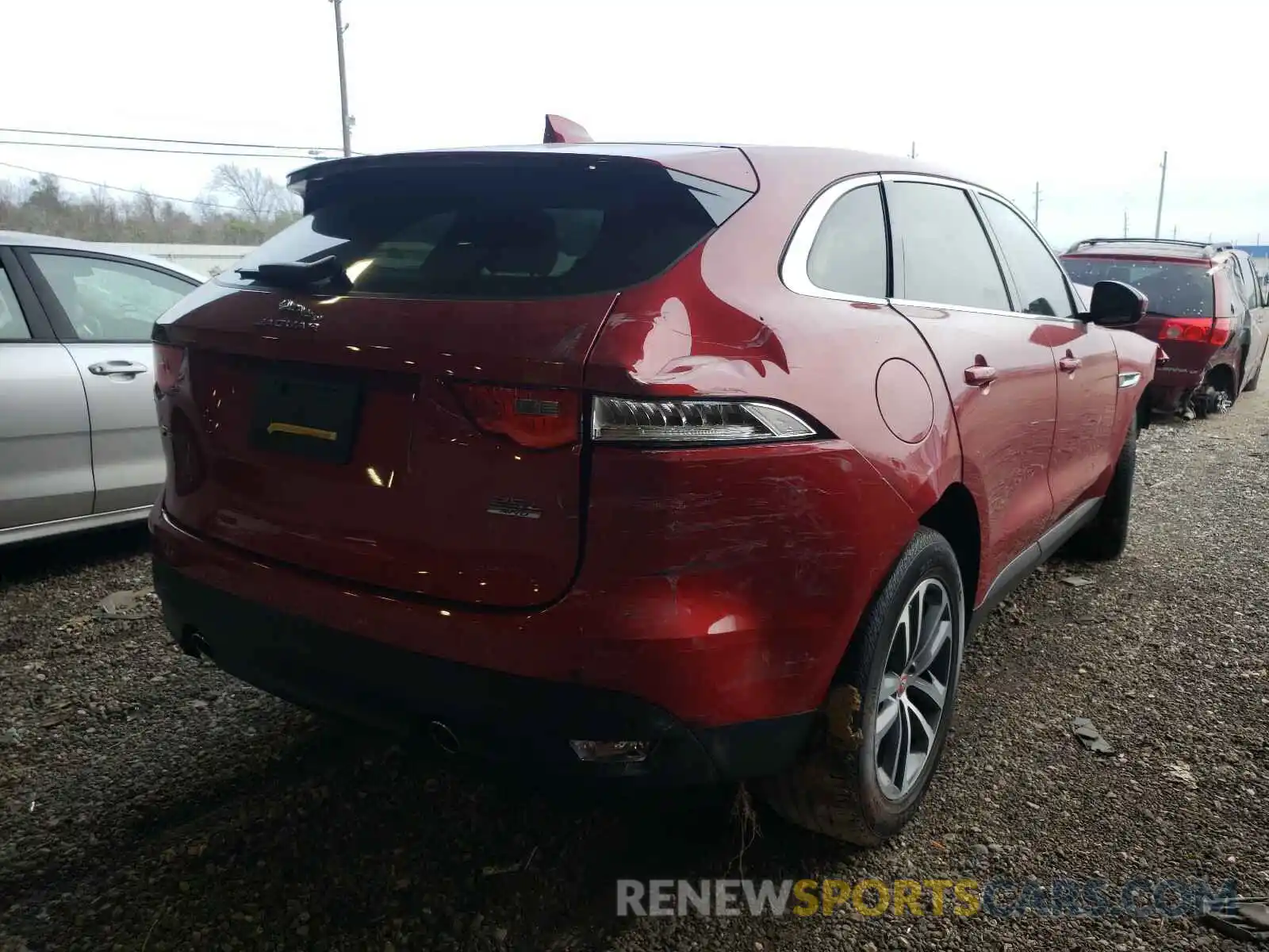 4 Photograph of a damaged car SADCJ2FX4KA616635 JAGUAR F-PACE 2019