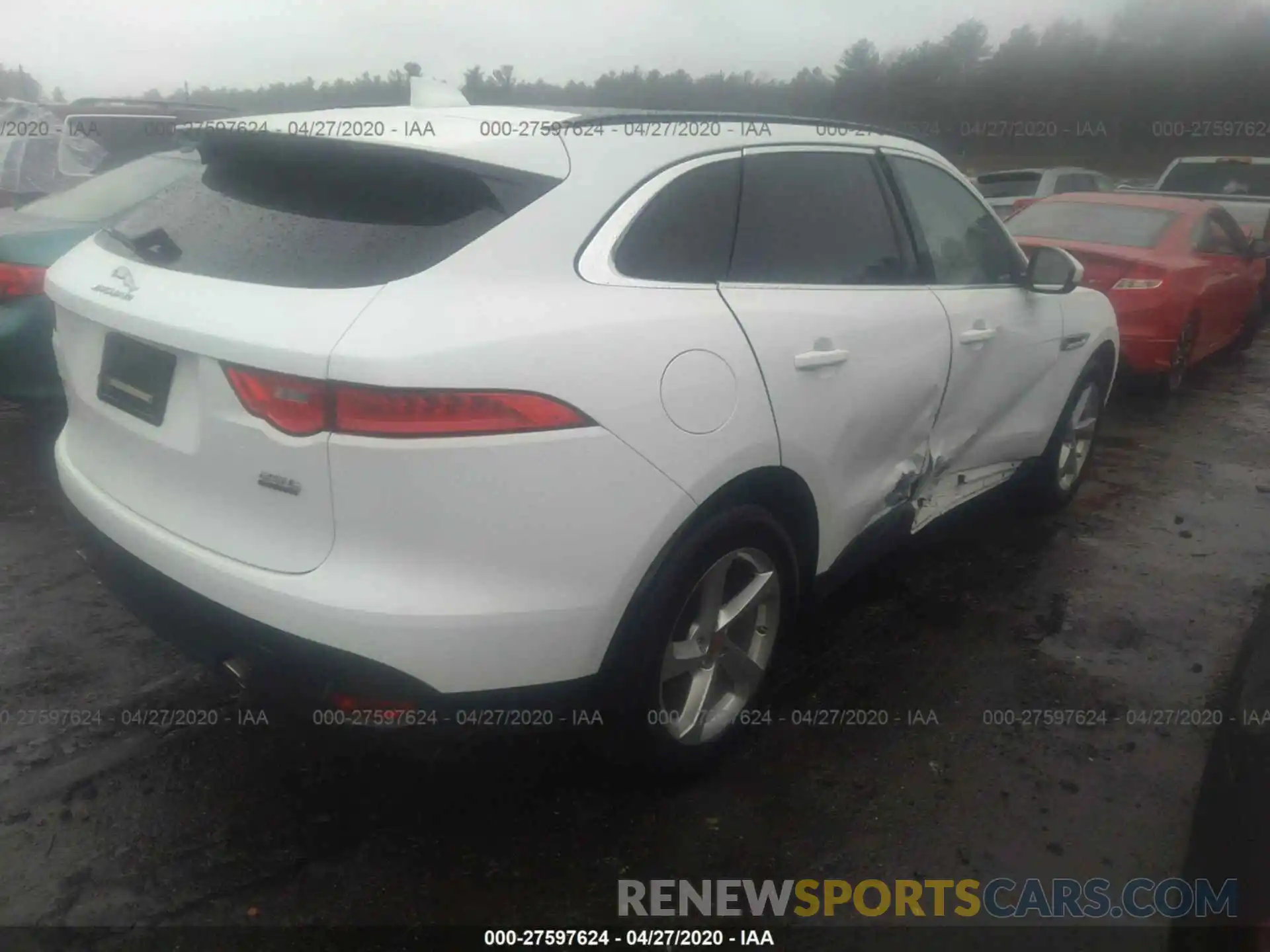 4 Photograph of a damaged car SADCJ2FX5KA357041 JAGUAR F-PACE 2019