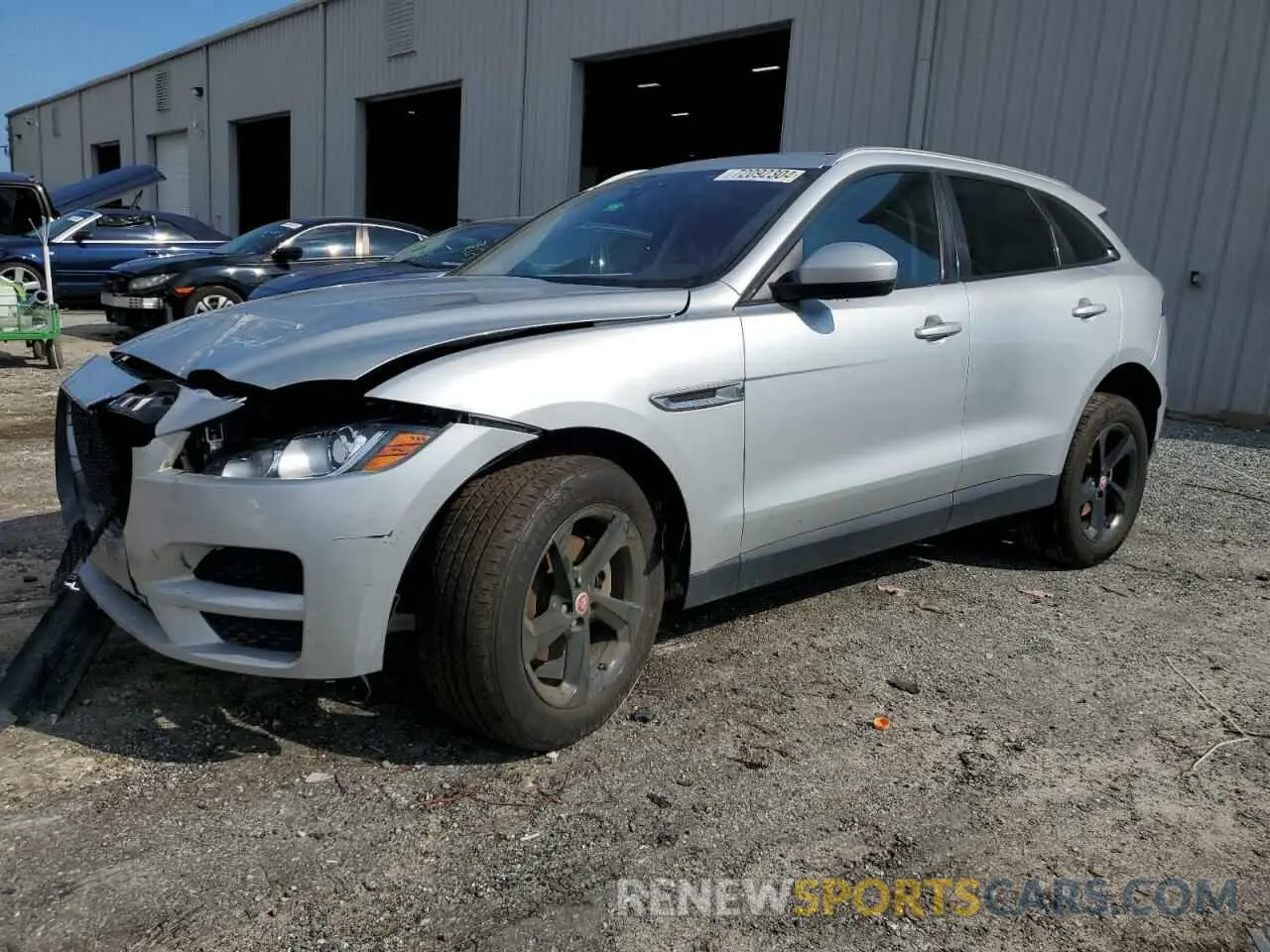 1 Photograph of a damaged car SADCJ2FX5KA392064 JAGUAR F-PACE 2019