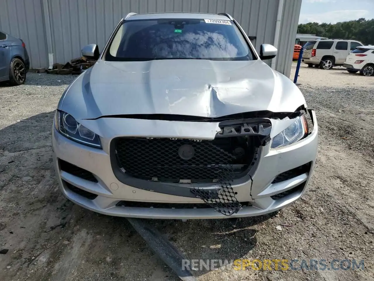 5 Photograph of a damaged car SADCJ2FX5KA392064 JAGUAR F-PACE 2019