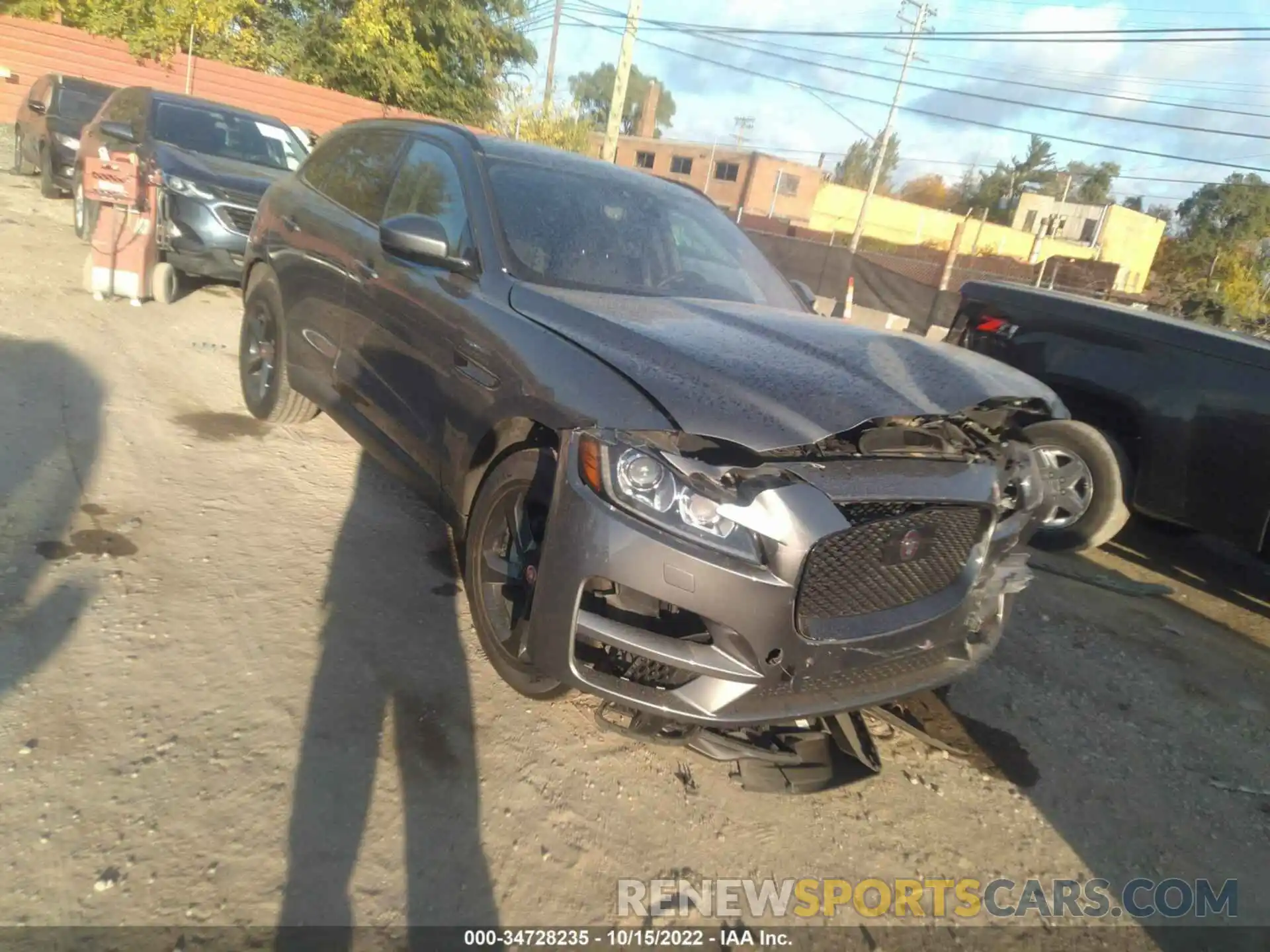 1 Photograph of a damaged car SADCJ2FX5KA611394 JAGUAR F-PACE 2019