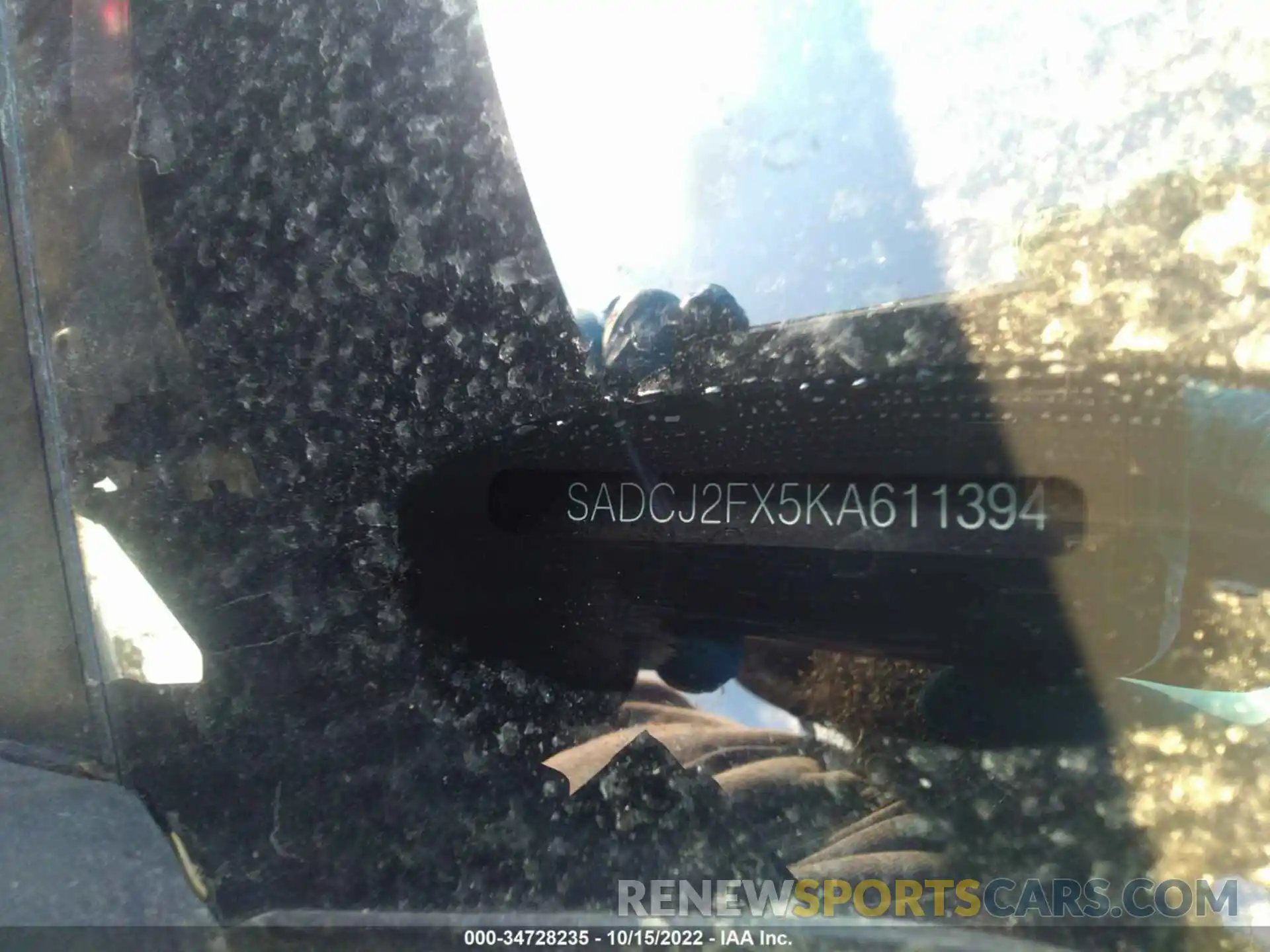 9 Photograph of a damaged car SADCJ2FX5KA611394 JAGUAR F-PACE 2019