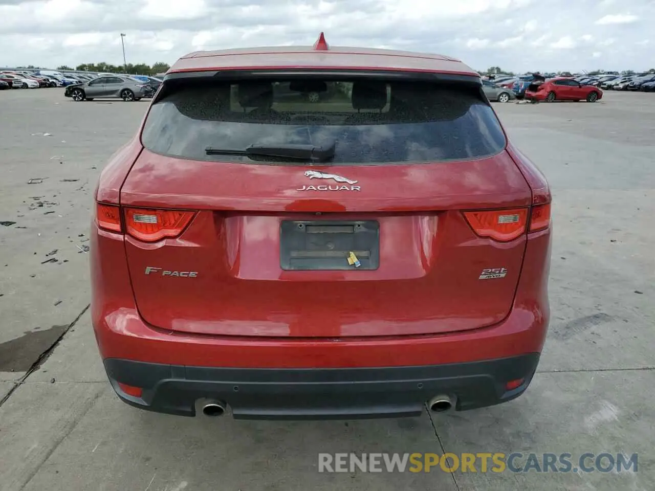 6 Photograph of a damaged car SADCJ2FX5KA611766 JAGUAR F-PACE 2019