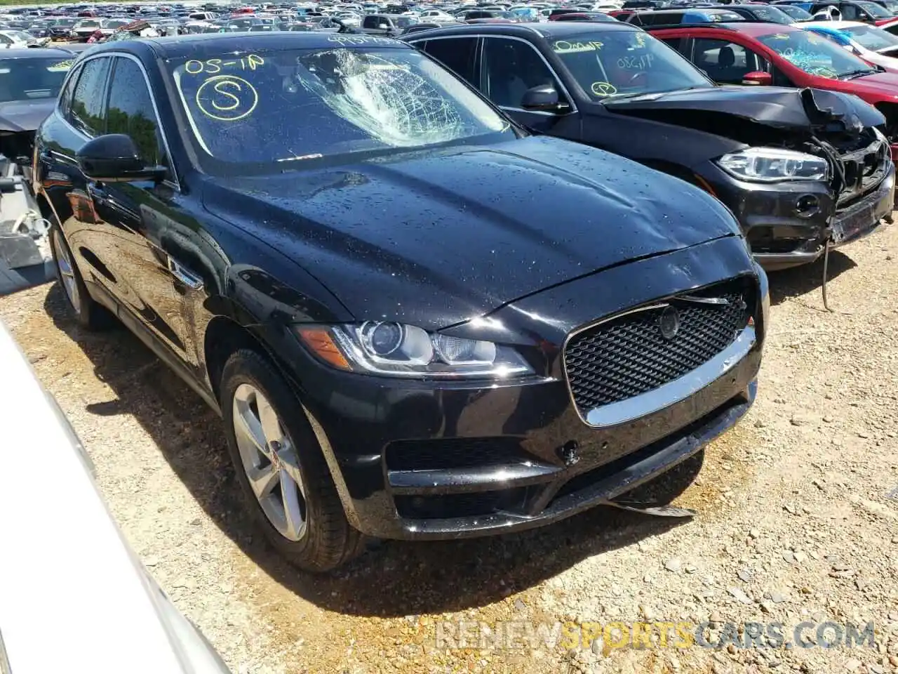 1 Photograph of a damaged car SADCJ2FX6KA399119 JAGUAR F-PACE 2019