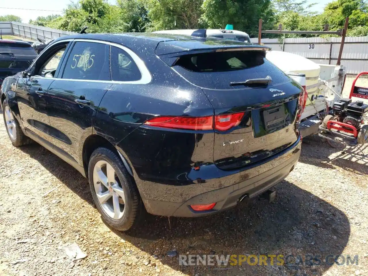 3 Photograph of a damaged car SADCJ2FX6KA399119 JAGUAR F-PACE 2019