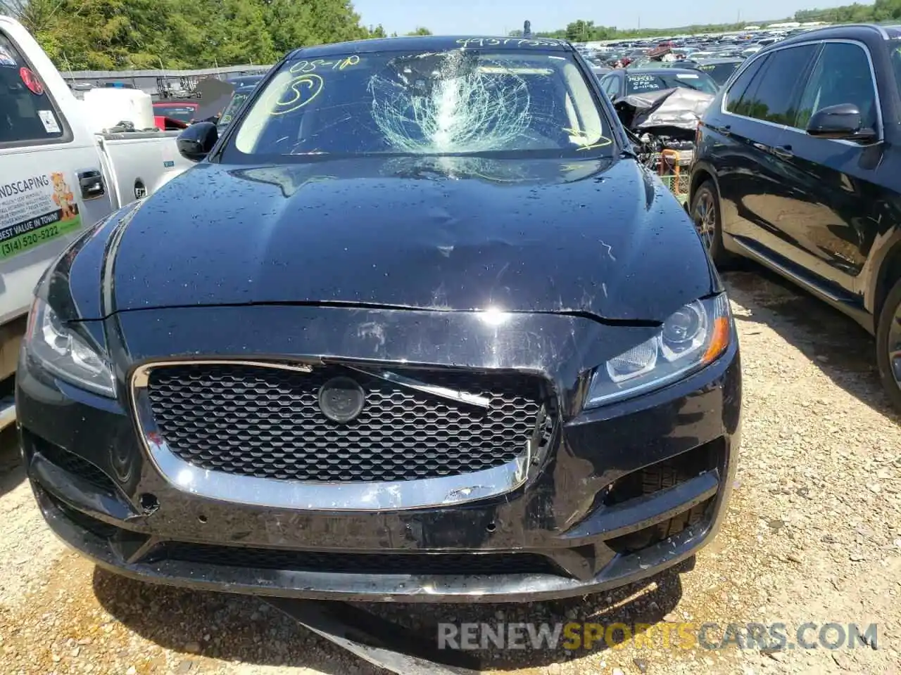 9 Photograph of a damaged car SADCJ2FX6KA399119 JAGUAR F-PACE 2019