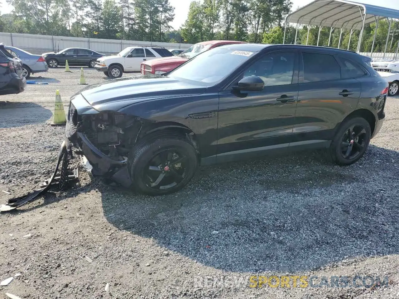 1 Photograph of a damaged car SADCJ2FX7KA364427 JAGUAR F-PACE 2019