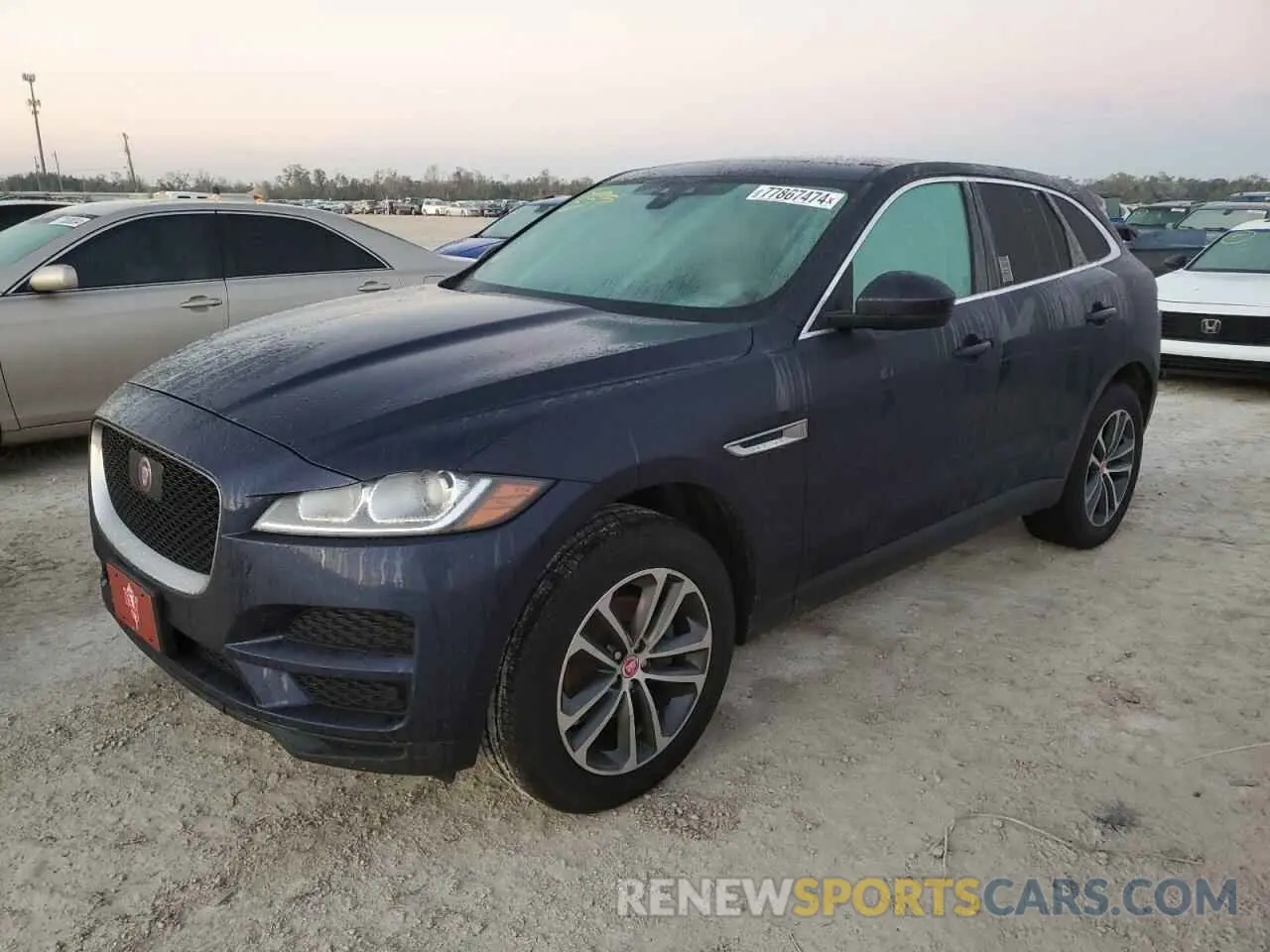 1 Photograph of a damaged car SADCJ2FX7KA396505 JAGUAR F-PACE 2019