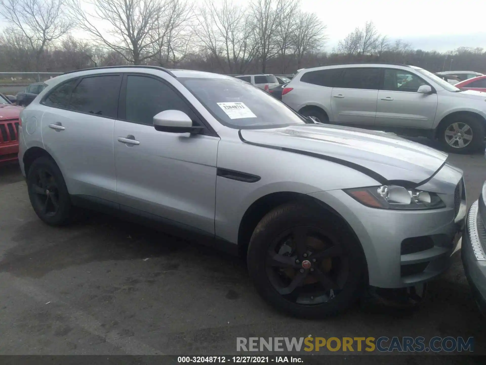 1 Photograph of a damaged car SADCJ2FX7KA601207 JAGUAR F-PACE 2019