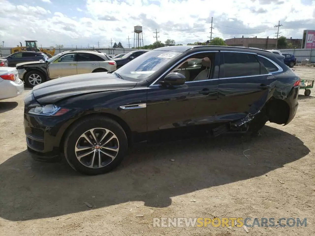 1 Photograph of a damaged car SADCJ2FX9KA395436 JAGUAR F-PACE 2019