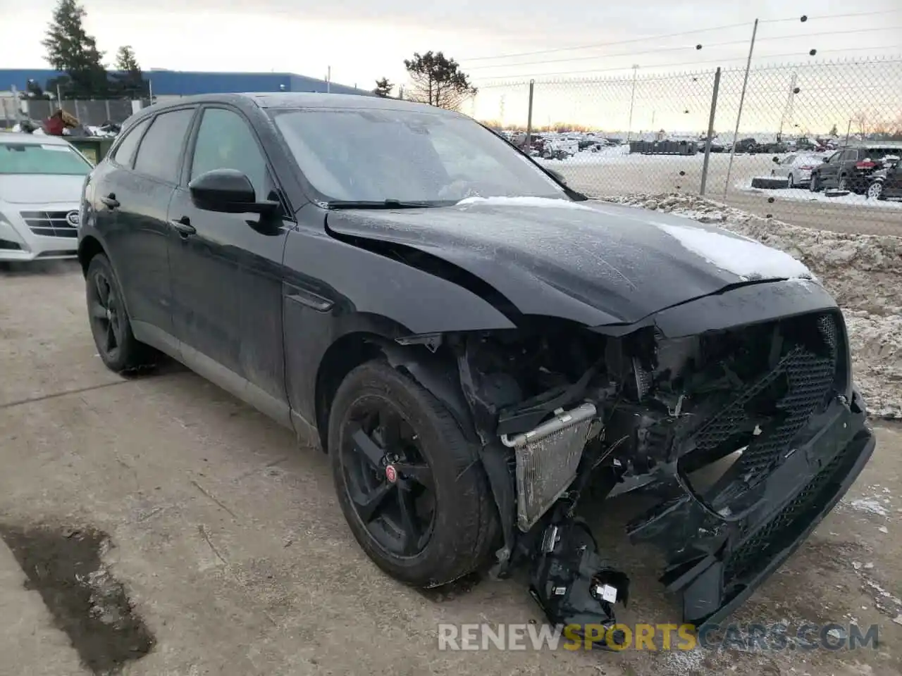 1 Photograph of a damaged car SADCJ2FXXKA365684 JAGUAR F-PACE 2019