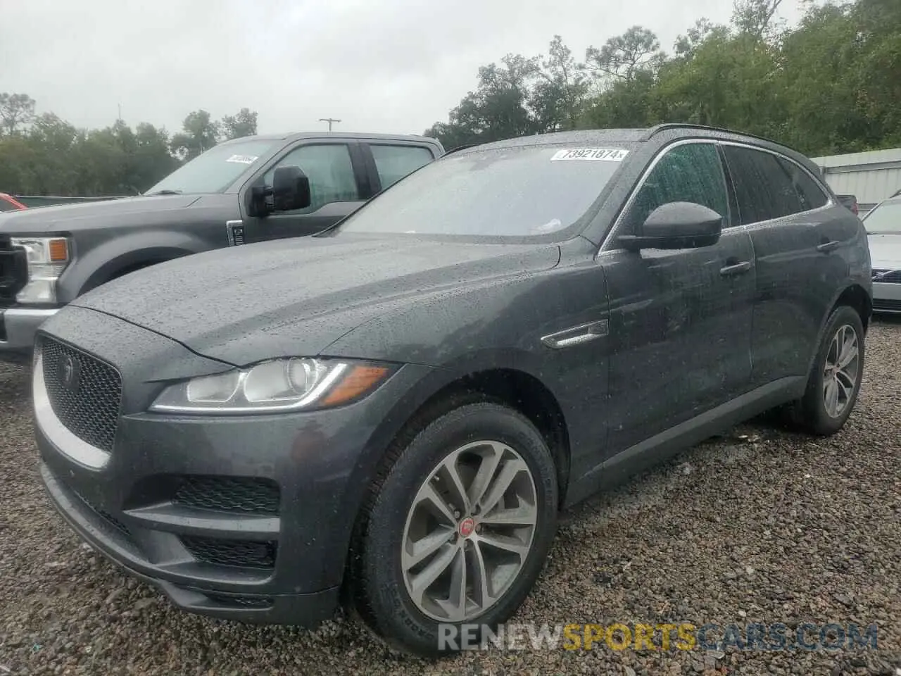 1 Photograph of a damaged car SADCJ2FXXKA609480 JAGUAR F-PACE 2019